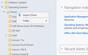 SCCM Import Driver