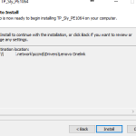 Extracting Lenovo Onelink Drivers